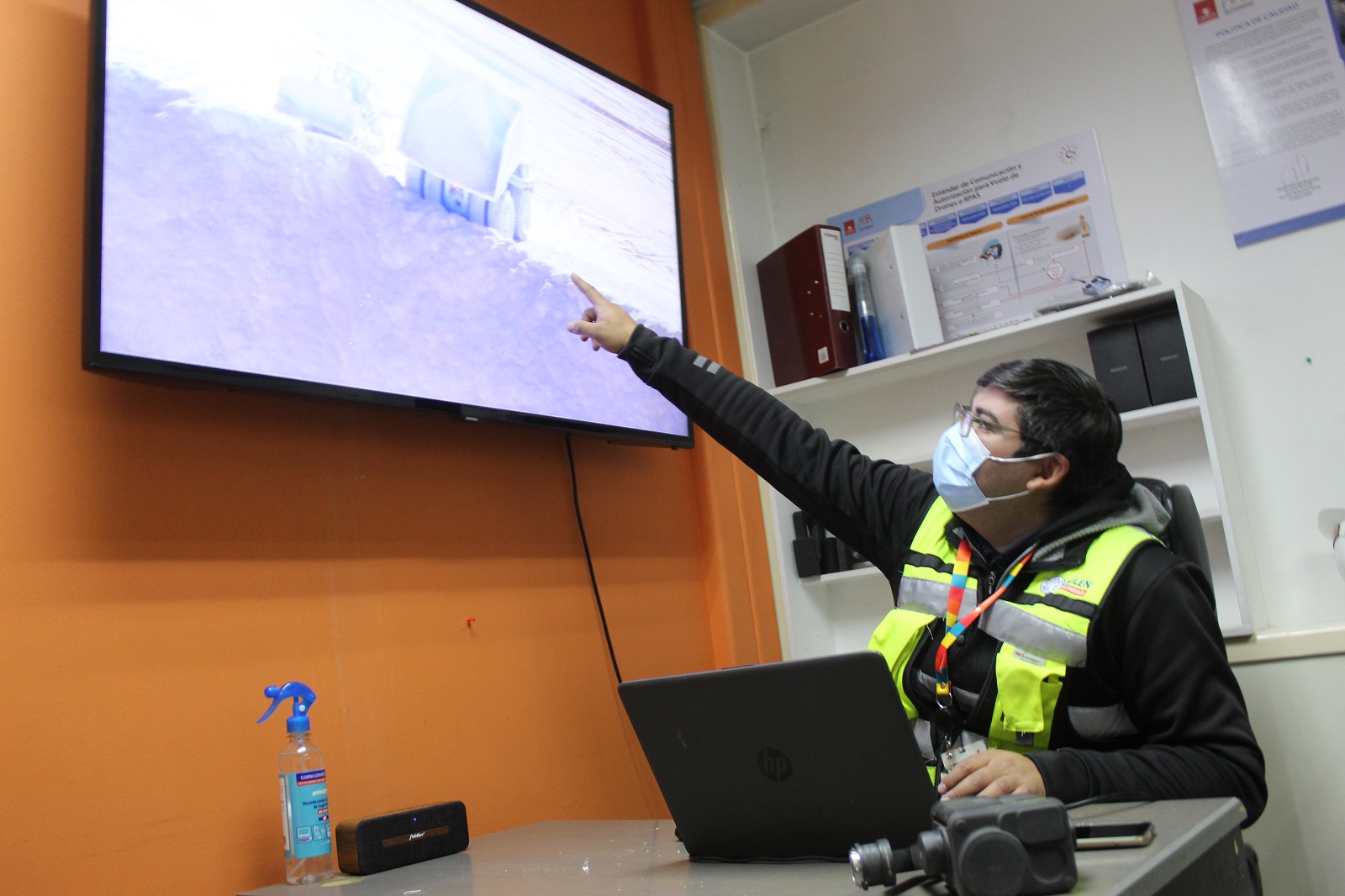 Radomiro Tomic utiliza drones para mejorar la operación y fortalecer la seguridad de sus trabajadores