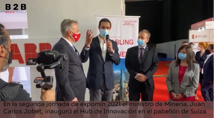 Expomin 2021: Se activa Hub de Innovación con tecnología Suiza