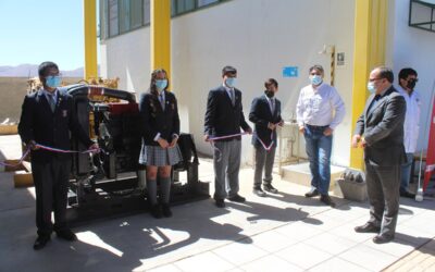 Colegio técnico profesional Don Bosco Calama recibió motor para sus estudiantes