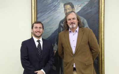 Vicepresidente de Corfo, Pablo Terrazas, se reunió con su sucesor, José Miguel Benavente