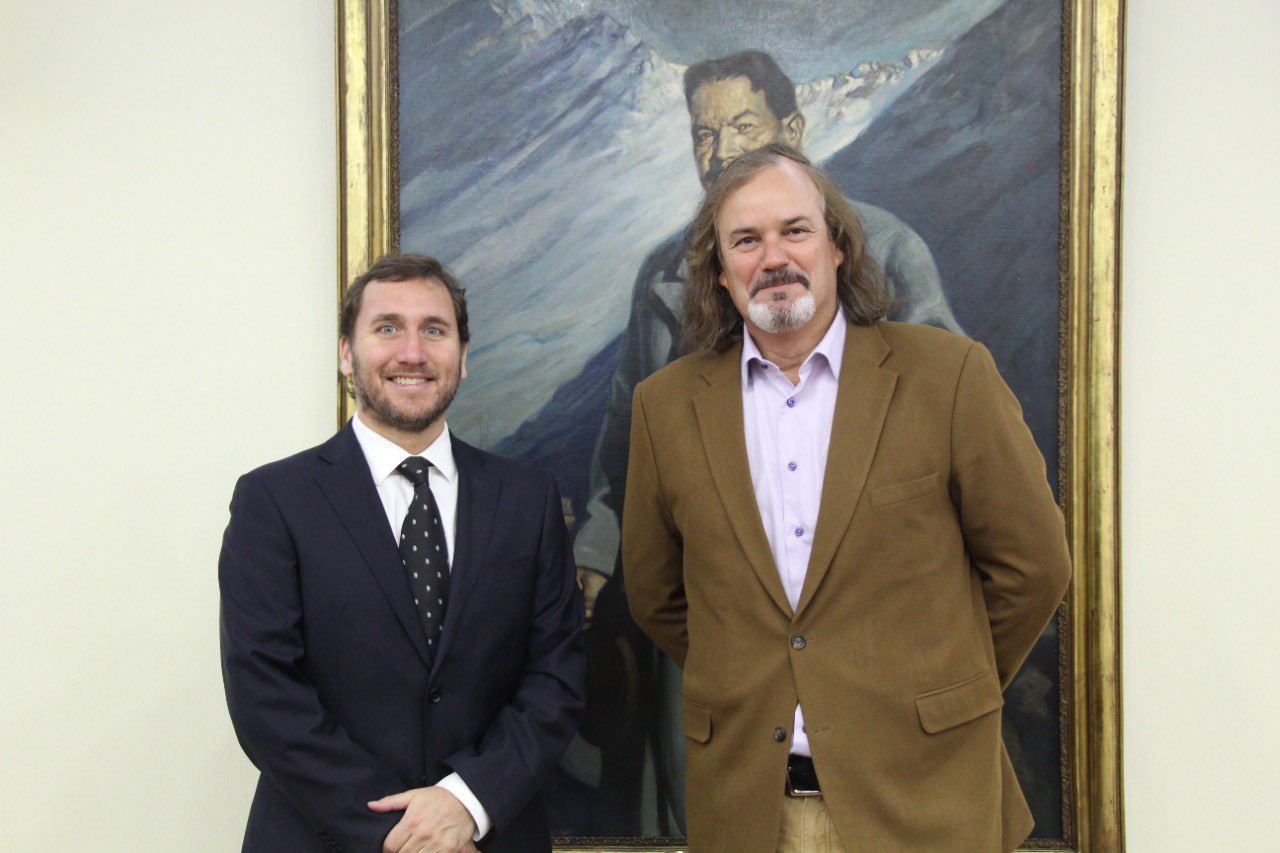 Vicepresidente de Corfo, Pablo Terrazas, se reunió con su sucesor, José Miguel Benavente