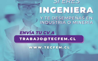Fundación Tecfem busca ingenieras para el rubro minería y otras industrias