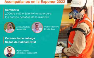 Capital humano y fuerza laboral en minería: Esta es la actividad que realizará el CCM-Eleva en Exponor 2022