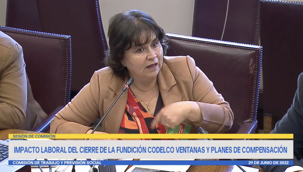 Andrea Cruces Sindicato Codelco