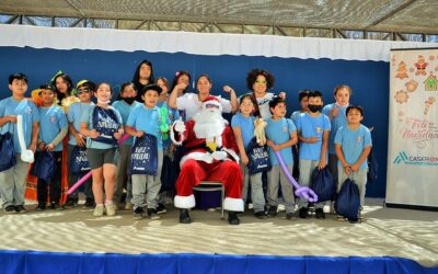 Caserones realiza fiesta de Navidad con estudiantes de escuelas de Tierra Amarilla