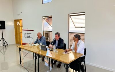 Mesa directiva de Sonami visita asomineras de Salamanca y Combarbalá