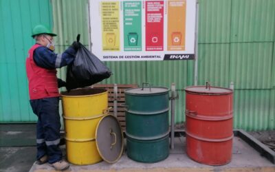 Enami realiza balance sobre reciclaje y la reutilización de residuos