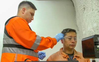 El Teniente realiza evaluaciones de protección auditiva en el interior de la mina