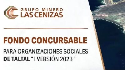 Grupo Minero Las Cenizas lanza fondo concursable para organizaciones sociales de Taltal