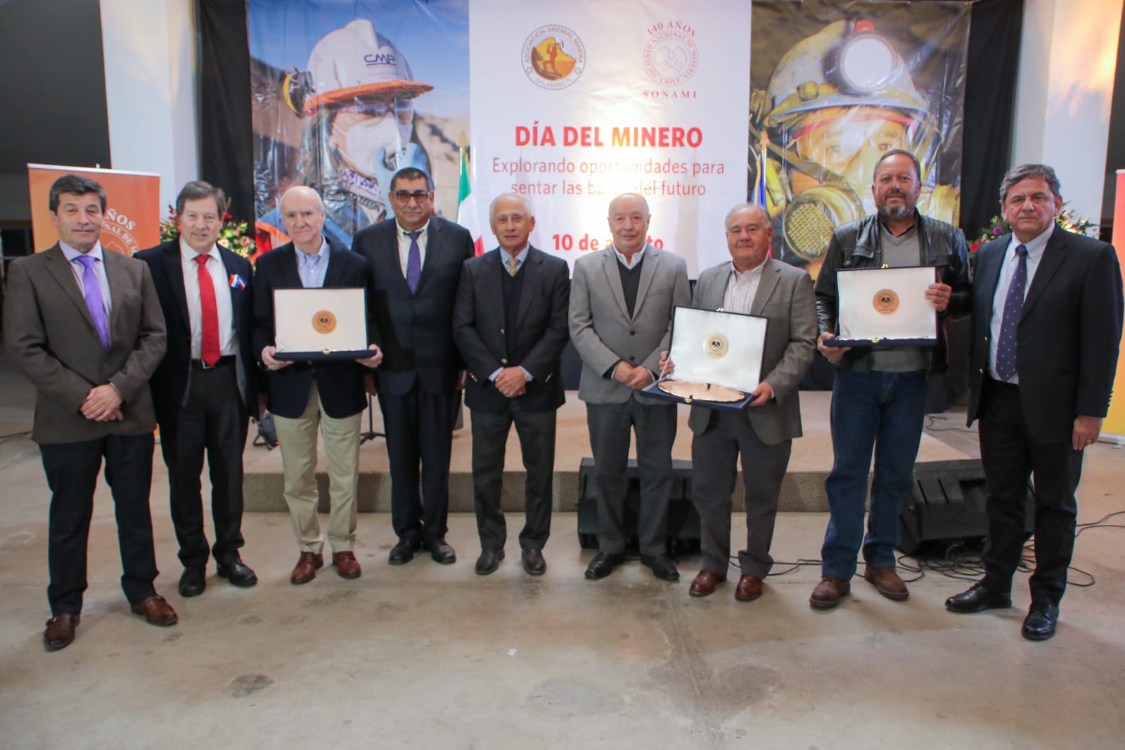 Así Sonami celebra el «Día del Minero y la Minera» en Salamanca