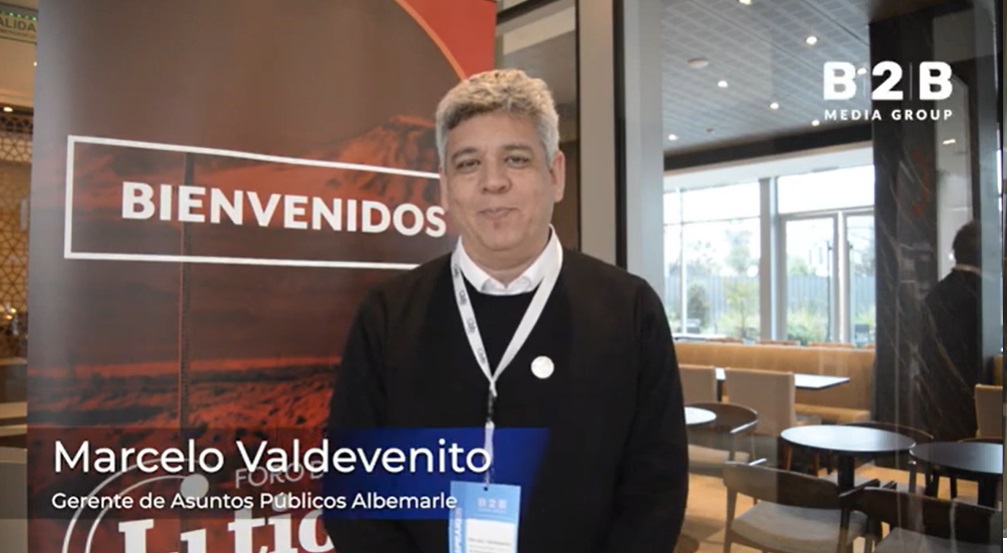 Marcelo Valdevenito, gerente Asuntos Públicos Albemarle en Foro del Litio