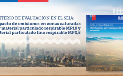 SEA publica nuevo criterio de evaluación sobre impactos en zonas saturadas por material particulado respirable