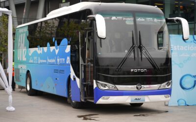 Anglo American integra alianza de empresas que traen primer bus a hidrógeno a Chile