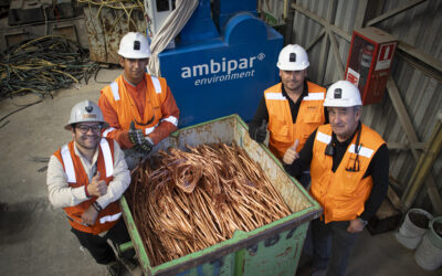 División El Teniente inicia proyecto de economía circular para reciclar cables de cobre