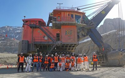 Codelco Andina realiza en tiempo récord mantenimiento a equipo de carguío en Mina Rajo