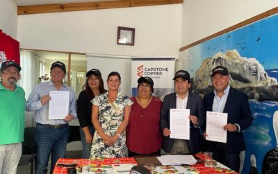 Capstone Copper Chile firma acuerdo que beneficia a comunidades costeras de Atacama