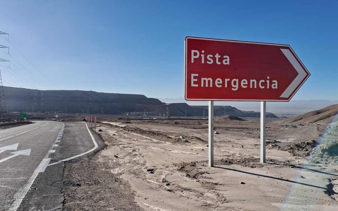 División Chuquicamata fortalece la seguridad vial en Ruta 29 con la habilitación de pistas de emergencia