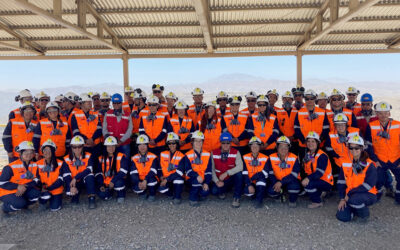 Estudiantes de Ingeniería en Minas de la Usach realizan visita técnica a Minera Candelaria
