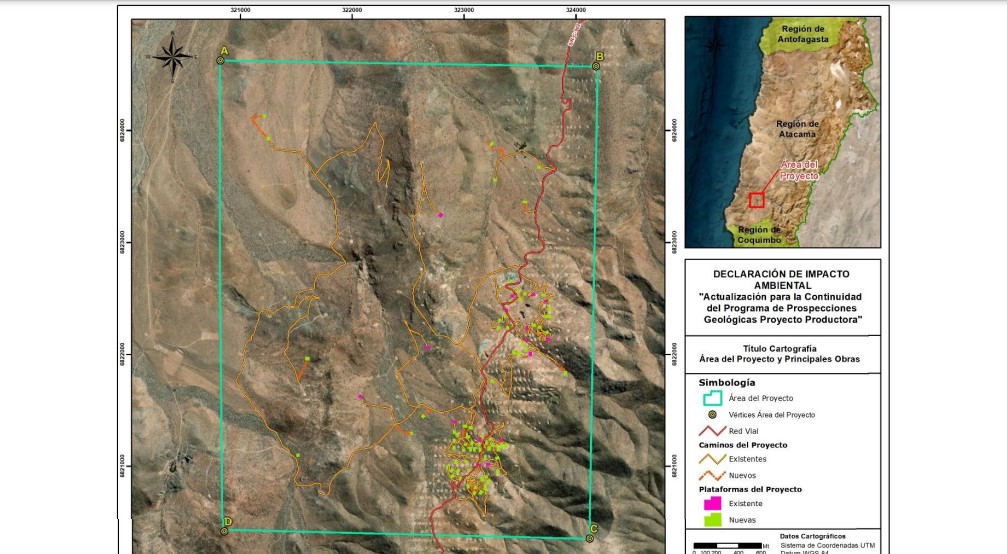 Proyecto minero en Atacama inicia su proceso de evaluación ambiental - Mch