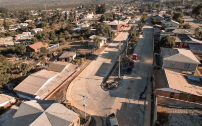 Avanzan obras de alcantarillado y pavimentación en Caimanes con apoyo de Los Pelambres