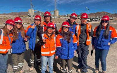 Estudiantes en práctica del Colegio Técnico Don Bosco de Calama ingresan a Minera El Abra