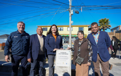Codelco Ventanas inaugura nuevo espacio pÃºblico construido en base a escoria de cobre