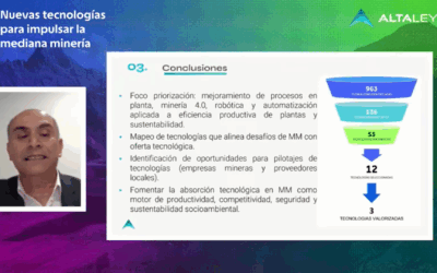Estudio selecciona tres tecnologías chilenas para impulsar la mediana minería