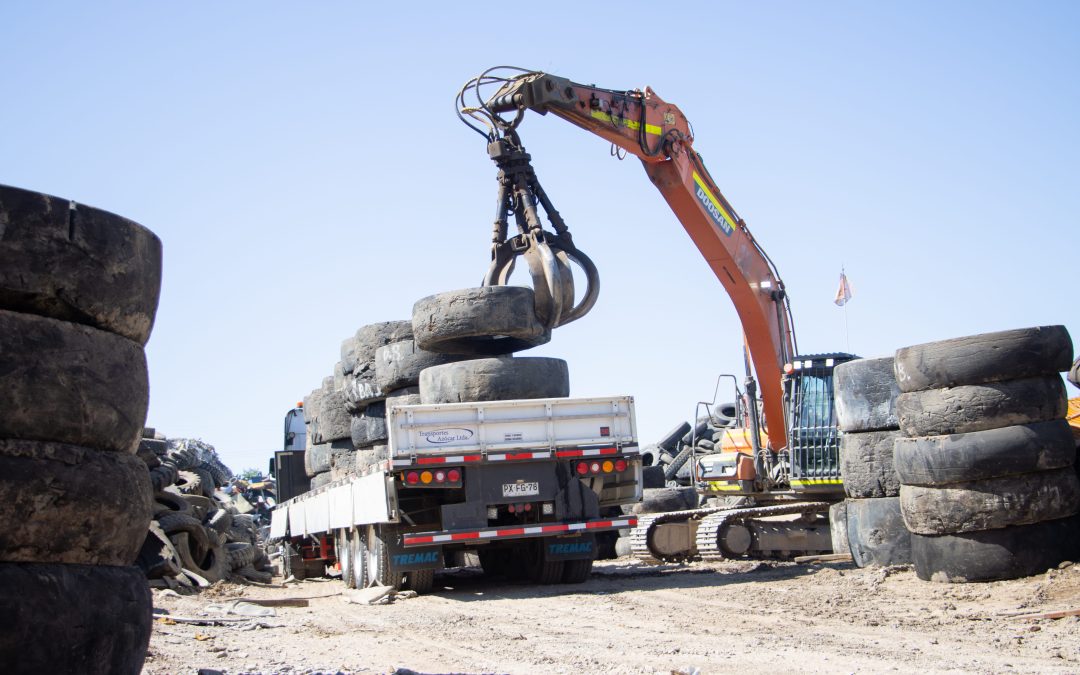 El Teniente revaloriza más de 1.600 toneladas de neumáticos en 2025