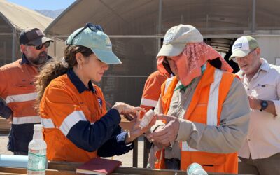 Testigoteca de Kinross recibe visita de geólogos internacionales