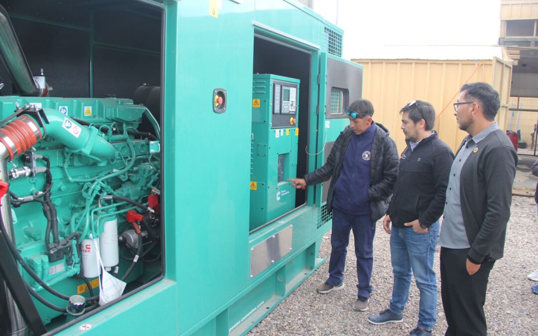 Minera El Abra dona generador que abastecerá al 85% de Ollagüe